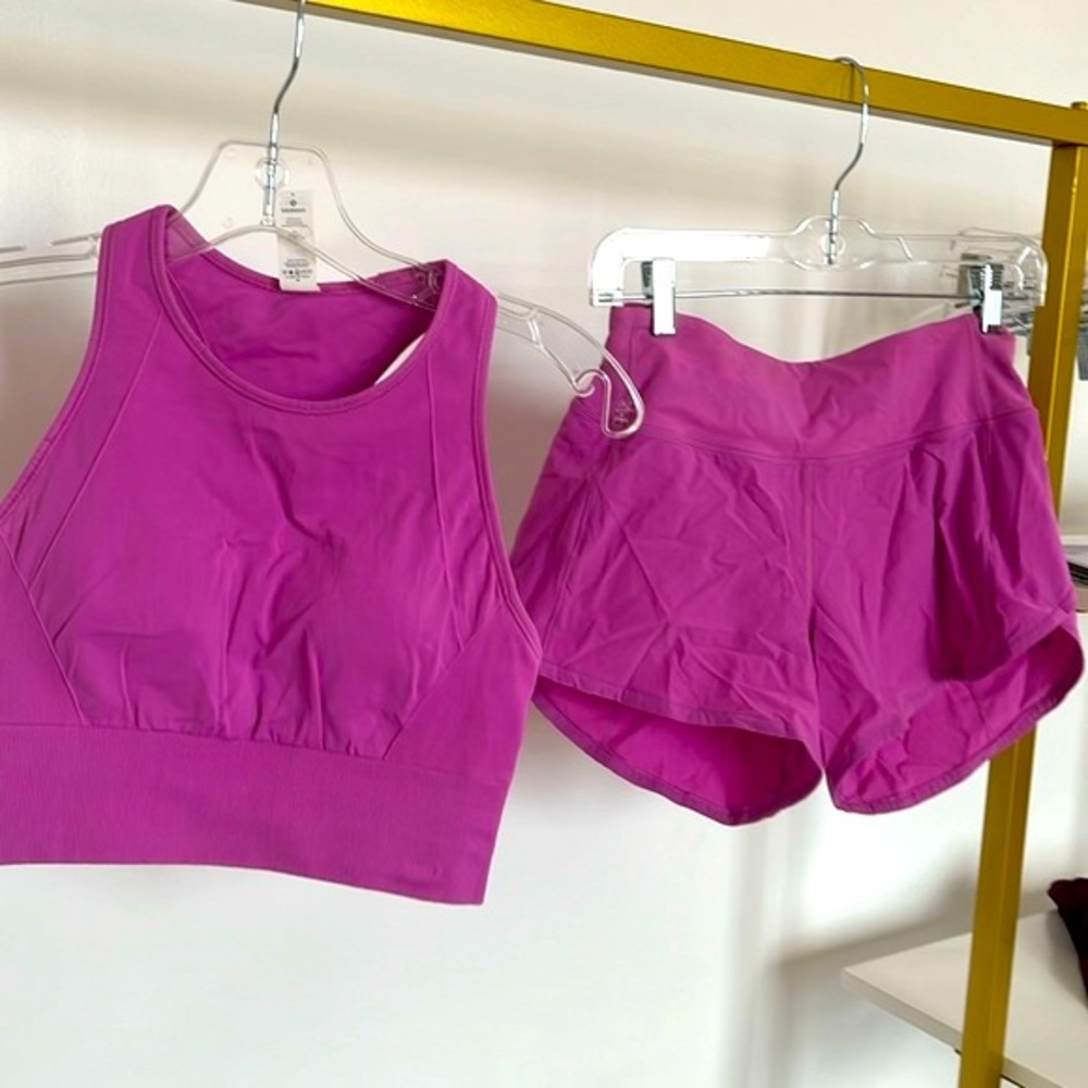 Lululemon Speed Short & Sports Bra Bundle